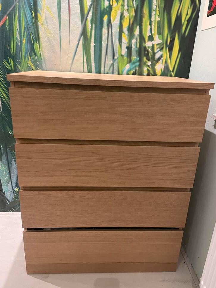 IKEA Malm kast met 4 lades, Huis en Inrichting, Kasten | Ladekasten, Gebruikt, 100 tot 150 cm, 50 tot 100 cm, 25 tot 50 cm, Overige materialen