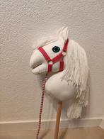 Stokpaard met roze halster, Kinderen en Baby's, Speelgoed | Knuffels en Pluche, Ophalen of Verzenden, Nieuw, Overige typen