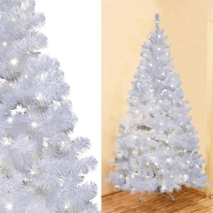 240cm Witte Kerstboom. Inclusief Led-verlichting!, Diversen, Kerst, Nieuw, Ophalen of Verzenden