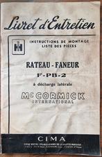 Montagehandleiding Mc CORMICK F-PB-2 (Frans), Ophalen of Verzenden, Gelezen