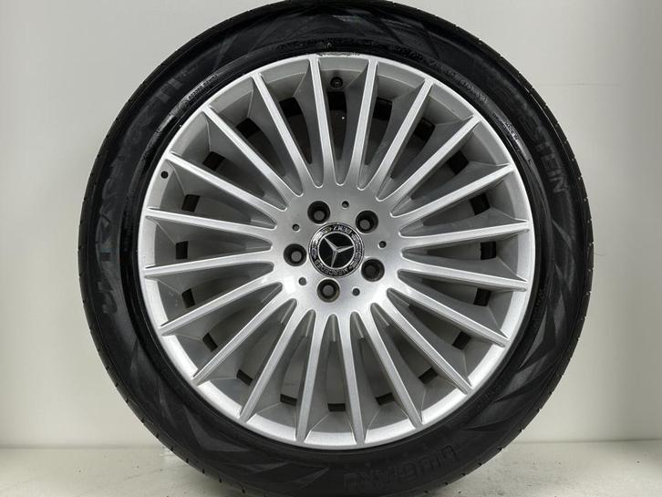 19 inch Origineel S-klasse S500 5x112 gebruikt setprijs €395, Auto-onderdelen, Banden en Velgen, Banden en Velgen, Zomerbanden