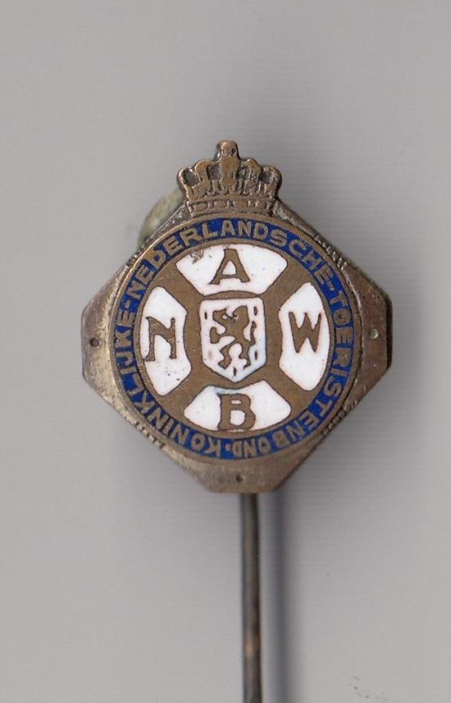 ANWB emaille speldje, Verzamelen, Speldjes, Pins en Buttons, Gebruikt, Speldje of Pin, Overige onderwerpen, Ophalen of Verzenden