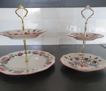 Mason's Kerstservies etagères beschikbaar voor biedingen