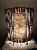 Tafellamp schelpen uit Nieuw-Zeeland, Minder dan 50 cm, Zo goed als nieuw, Hout, Ophalen