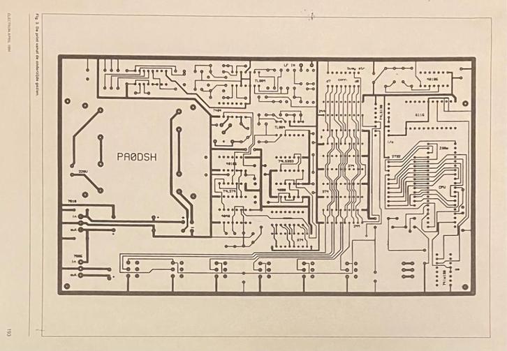 Zoek originele print PA0DSH de Fax88 en of Fax 90, Telecommunicatie, Zenders en Ontvangers, Zo goed als nieuw, Ontvanger, Ophalen of Verzenden