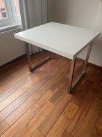Witte Eettafel Vierkant - 2 Personen, Huis en Inrichting, Tafels | Eettafels, Ophalen, Kunststof, Vierkant, Tot twee personen