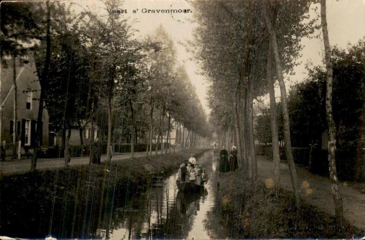 's Gravenmoer - Vaart, Verzamelen, Ansichtkaarten | Nederland, Ongelopen, Noord-Brabant, Voor 1920, Ophalen of Verzenden