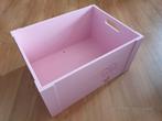 Roze houten kist van Lief! met twee handvatten, Minder dan 50 cm, Minder dan 50 cm, Ophalen of Verzenden, Zo goed als nieuw