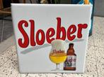 Blikken plaat Sloeber bier, Ophalen of Verzenden, Gebruikt, Reclamebord