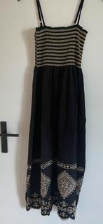 Zomerjurk boho Ibiza greek, Kleding | Dames, Jurken, Verzenden, Zwart, Maat 42/44 (L), Zo goed als nieuw
