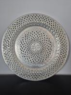 Aluminium dienblad - 30 tot 47cm, Huis en Inrichting, Woonaccessoires | Dienbladen, Ophalen, Zo goed als nieuw, Rond, Metaal