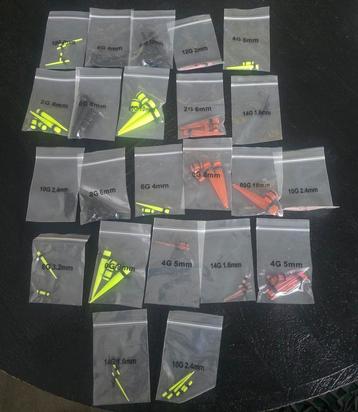 Oor Piercing Set Expanders Tapers Stretchers beschikbaar voor biedingen