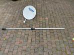 Satellietschotel + stevige mast, Ophalen, Zo goed als nieuw, (Schotel)antenne, Overige merken