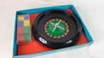 Blue-Box vintage Roulette spel, mini, met mat en fishes. 8C5, Gebruikt, Ophalen of Verzenden