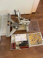 Gravograph IM3 – Incl. lettersets, Doe-het-zelf en Verbouw, Gereedschap | Freesmachines, Ophalen, Elektrisch, Bovenfrees