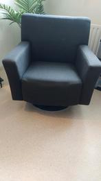 Grijze draaifauteuil - Gratis af te halen, Huis en Inrichting, Fauteuils, Ophalen, Gebruikt, 75 tot 100 cm, Metaal