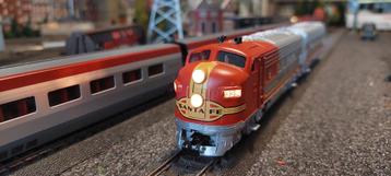 Märklin H0 37622 F7 Santa Fe USA Digitaal met Geluid beschikbaar voor biedingen