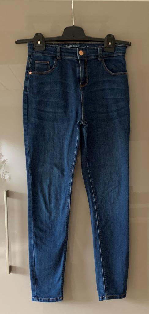 F164/2 Skinny Spijkerbroek, Denim Co, maat 164, Kinderen en Baby's, Kinderkleding | Maat 164, Zo goed als nieuw, Meisje, Broek