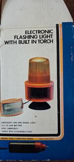 Auto flitslamp elektronisch oranje, Auto diversen, Ophalen of Verzenden, Gebruikt