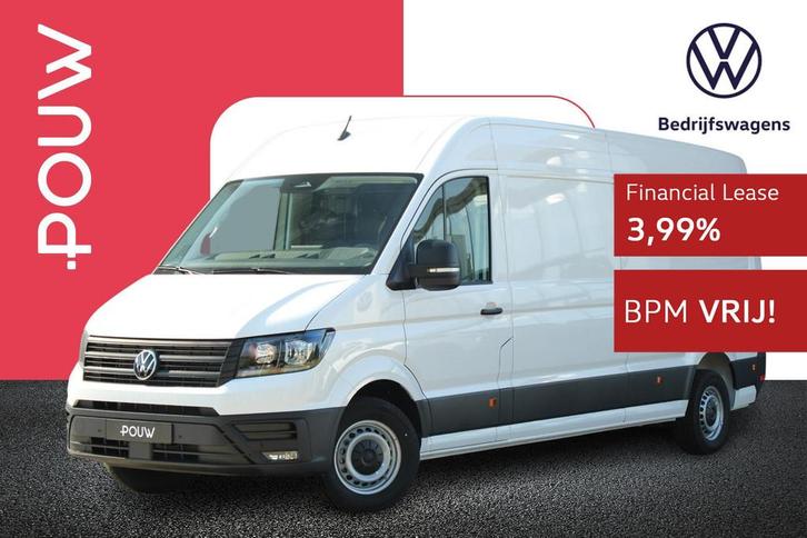Volkswagen Crafter 35 2.0 TDI 140pk L4H3 Highline | Vering V, Auto's, Bestelauto's, Bedrijf, Te koop, ABS, Achteruitrijcamera