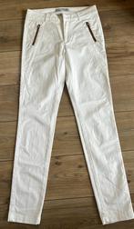 Nickjean roomwitte pantalon casual look 36, Lang, Ophalen of Verzenden, Wit, Zo goed als nieuw