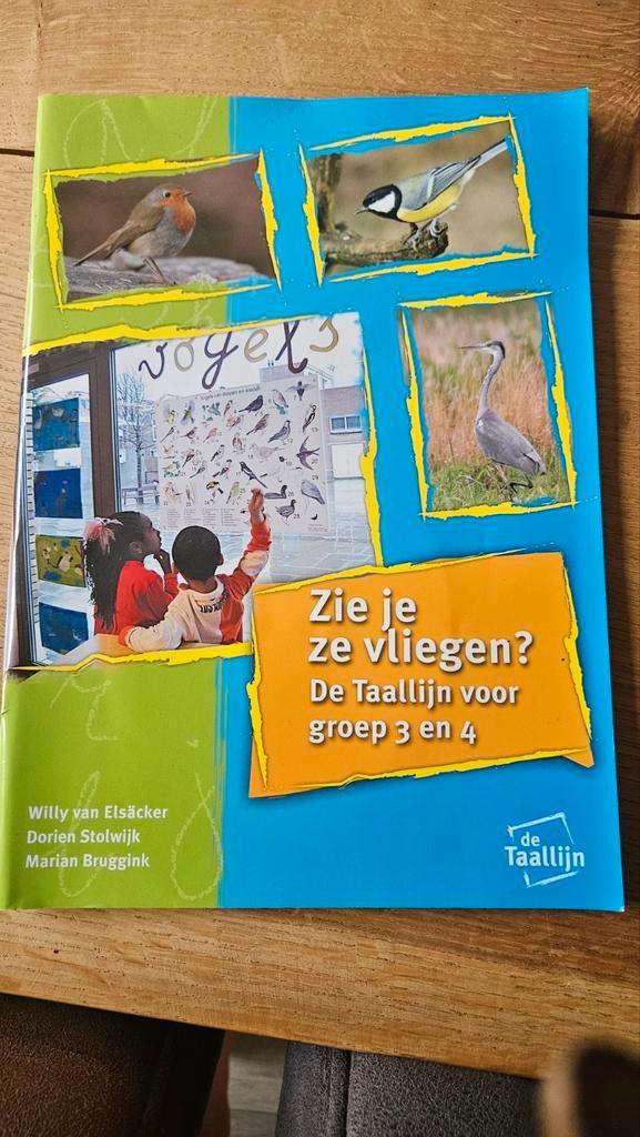 Zie je ze vliegen? De Taallijn gr 3 & 4 + CD, Boeken, Schoolboeken, Zo goed als nieuw, Nederlands, Overige niveaus, Ophalen of Verzenden