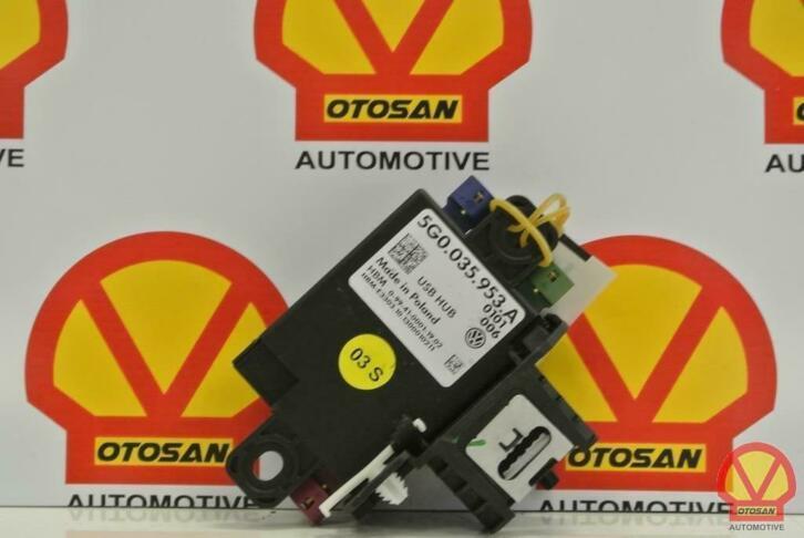 golf 7 module usb hub 5g0035953a 5g0 035 953 a, Auto-onderdelen, Elektronica en Kabels, Volkswagen, Gebruikt, Ophalen of Verzenden