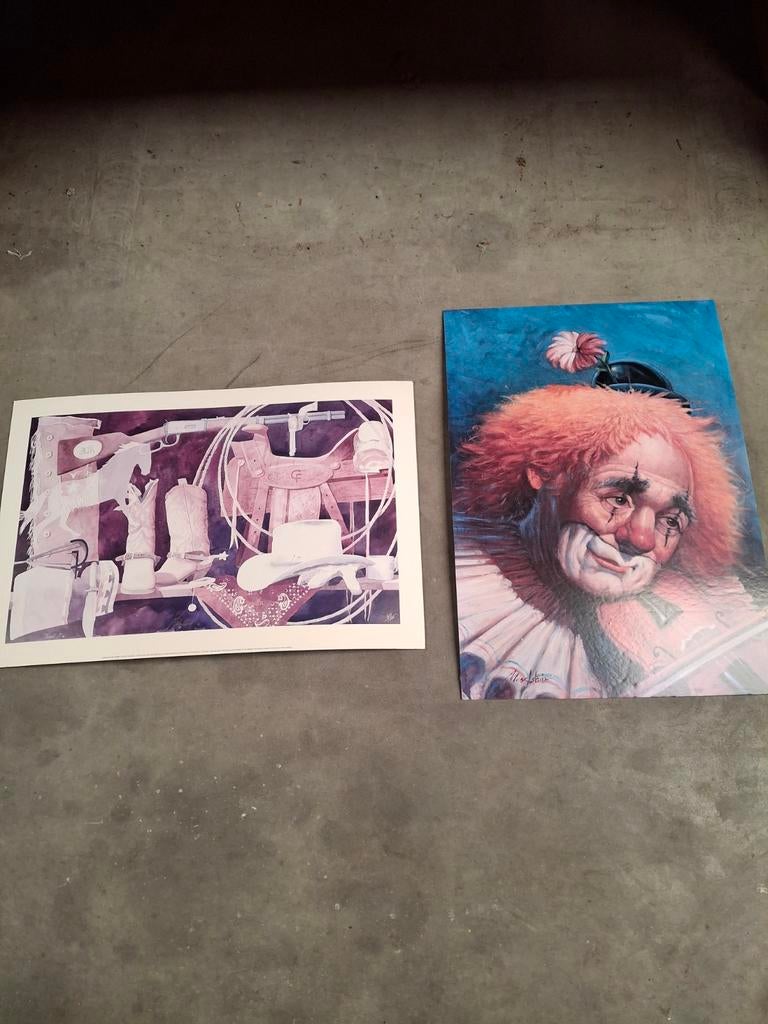 Twee kunstprints, Ophalen of Verzenden