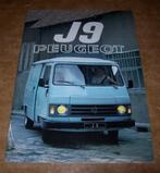 brochure Peugeot J9 modellen 1980, Ophalen of Verzenden, Nieuw, Overige merken
