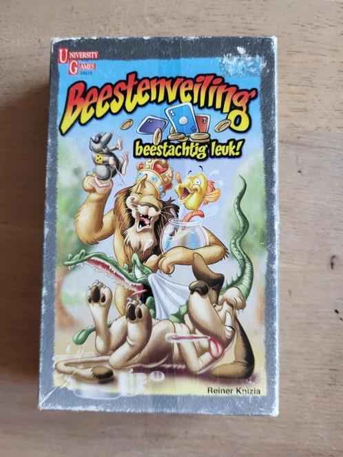 spel Beestenveiling beestachtig leuk, Hobby en Vrije tijd, Gezelschapsspellen | Bordspellen, Gebruikt, Ophalen of Verzenden