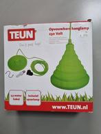 Camping lamp groen met spaarlamp, Caravans en Kamperen, Kampeermeubelen, Ophalen of Verzenden, Zo goed als nieuw, Campinglamp