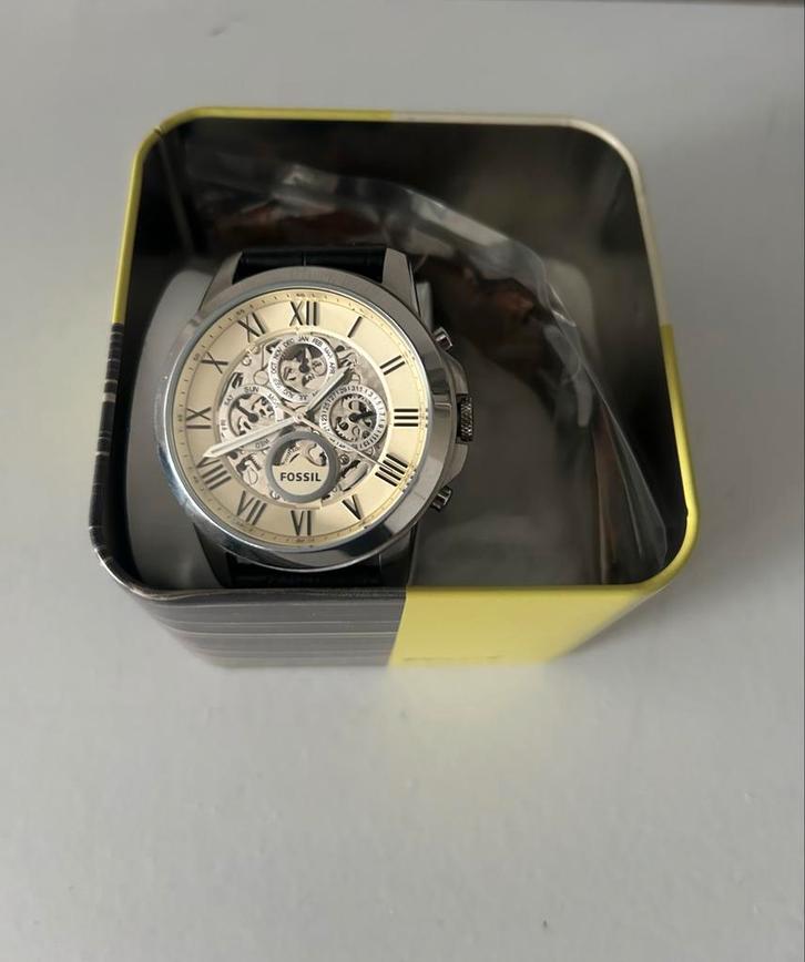 Fossil Grant Automatic ME3027 Herenhorloge, Sieraden, Tassen en Uiterlijk, Horloges | Heren, Zo goed als nieuw, Polshorloge, Overige merken