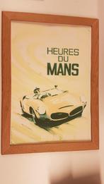 Ingelijste Le Mans 1963 poster met Ferrari in lijst., Ophalen