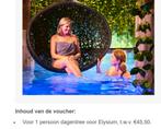 2x voucher voor sauna elysium 50 euro, Tickets en Kaartjes, Kortingen en Cadeaubonnen, Twee personen, Overige soorten, Spa of Sauna