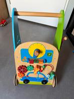 Loopwagentje van hout, Kinderen en Baby's, Speelgoed | Babyspeelgoed, Ophalen, Gebruikt, Overige typen