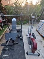 Fitnessbank plus 2 trainings spullen set., Ophalen, Benen, Krachtstation, Zo goed als nieuw
