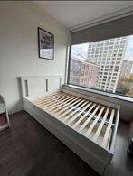 Tweepersoonsbed met lades - 140cm - Ikea Songesand, Ophalen, Wit, Tweepersoons, 140 cm