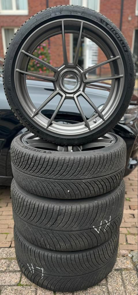Originele Porsche 992 20/21” 911 Turbo S Winterset Platina, Auto-onderdelen, Banden en Velgen, Banden en Velgen, Winterbanden