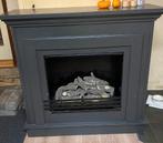 Sfeer haard  grijs  met nephout, Ophalen, Gebruikt, Vrijstaande haard, Gelhaard