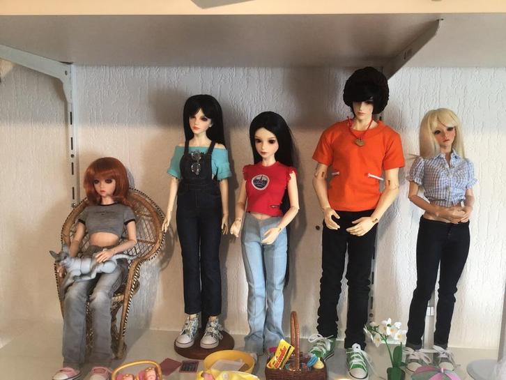 BJD man en vrouwen Iplehouse MSD maat fullset te koop, Verzamelen, Poppen, Zo goed als nieuw, Fashion Doll, Levensecht of Reborn