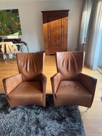 Montis windy stoeltjes leer congac, Huis en Inrichting, Fauteuils, Ophalen, Minder dan 75 cm, Leer, 75 tot 100 cm