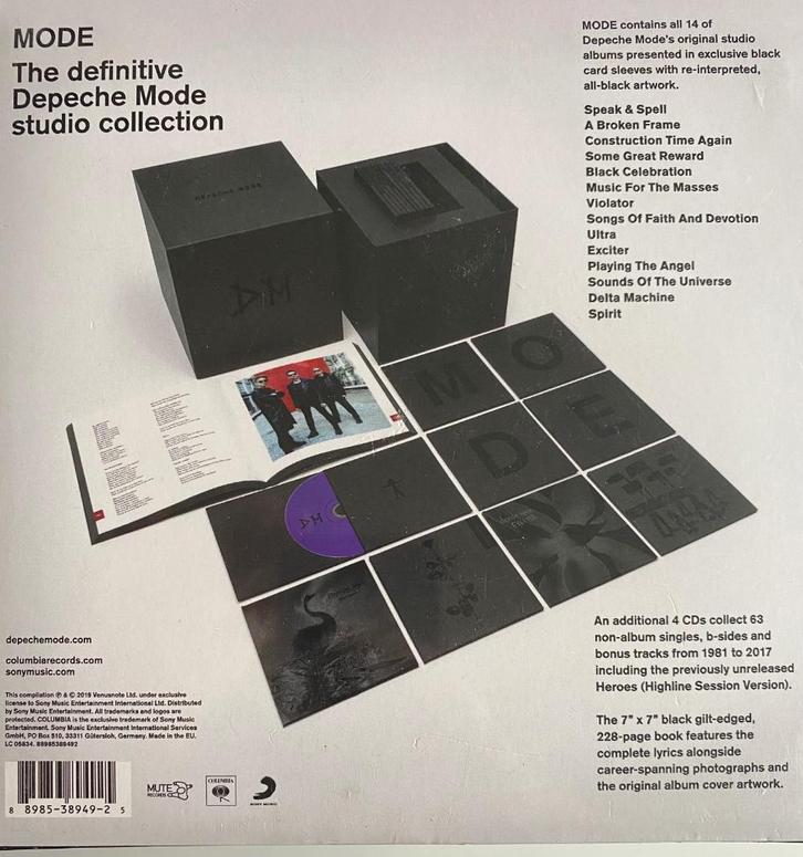 Depeche Mode - Mode - 18CD Boxset (EU 2020), Cd's en Dvd's, Cd's | Pop, Nieuw in verpakking, 1980 tot 2000, Boxset, Ophalen of Verzenden