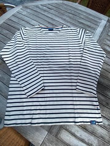 Prachtige NIEUWE Breton Stripe trui L 100% katoen beschikbaar voor biedingen