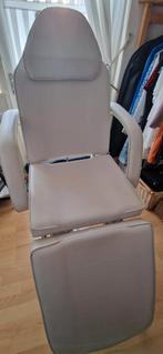 Professionele behandelstoel voor schoonheidssalon/pedicure, Ophalen, Leer, Wit, Zo goed als nieuw