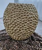 Grote Metallic gouden hotelchique colmore vaas 50 cm, Huis en Inrichting, Woonaccessoires | Vazen, Ophalen, Overige materialen