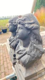 Antieke haardbokken Vrouwenbustes, Ophalen of Verzenden