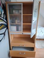 ikea effektiv roldeur hoge kast beuken 215x84x43 2 lades 3pl, Huis en Inrichting, Kasten | Roldeurkasten en Archiefkasten, Ophalen