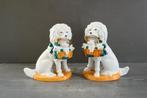 Antieke Staffordshire honden beelden "hoerenhondjes", Ophalen of Verzenden, Zo goed als nieuw, Dier