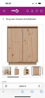 nieuwe vidaxl dressoir 60x34 massief grenenhout, Huis en Inrichting, Kasten | Kledingkasten, Ophalen of Verzenden, Zo goed als nieuw
