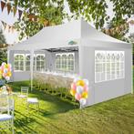 Vouwpaviljoen 3x6 Tuinpaviljoen Waterdicht Wintervast Wit, Tuin en Terras, Opvouwbaar, Partytent, Nieuw, Ophalen of Verzenden